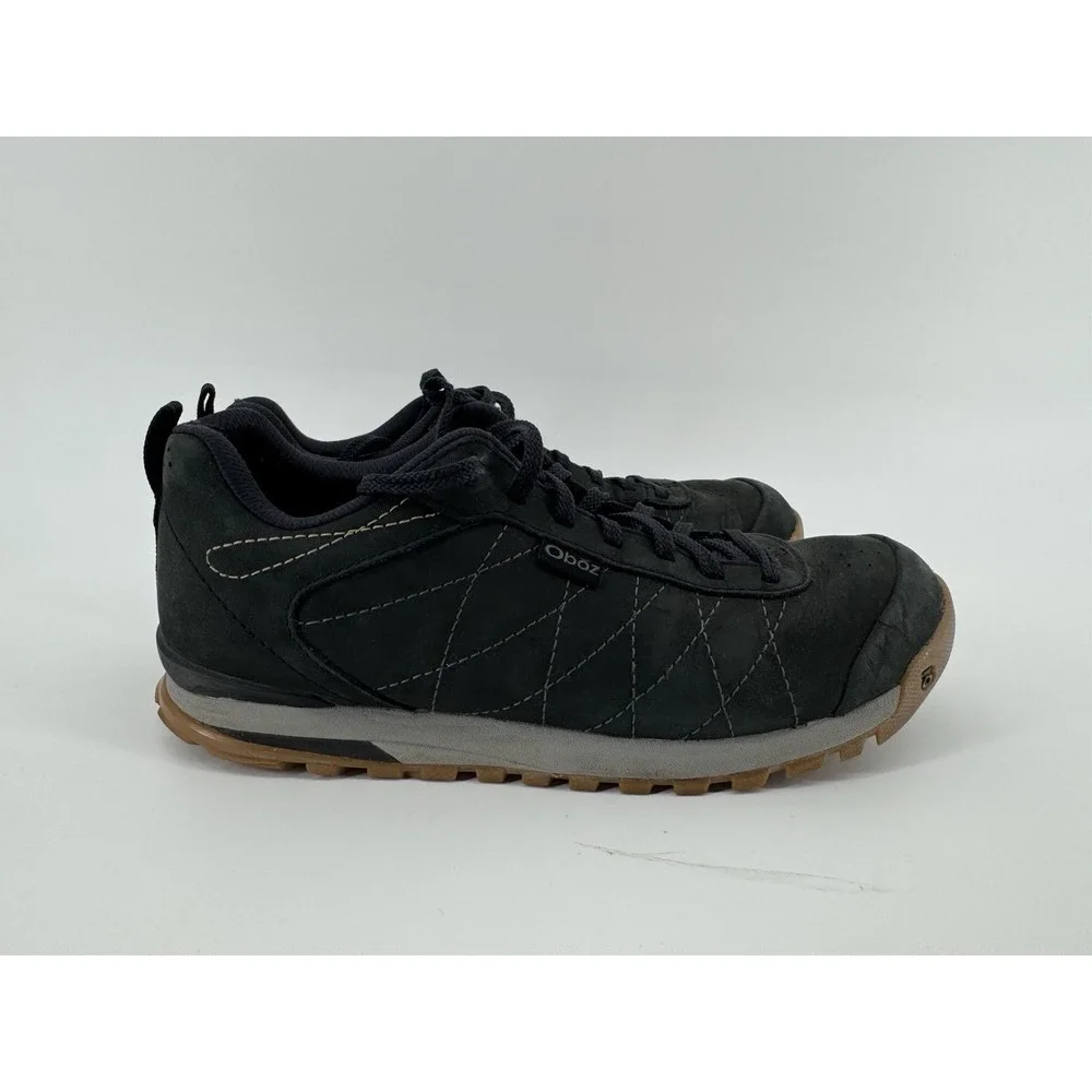 Oboz BOZEMAN LOW LEATHER Women's Athletic Shoe Grey‎ US Size 8.5